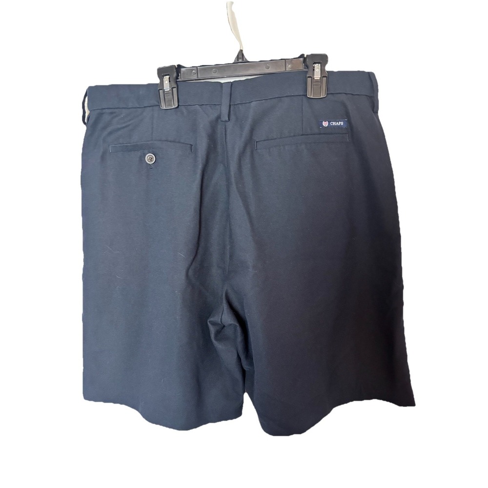 CHAPS Mens Performance Shorts Size 34x8.5 Navy Blue Stretch Golf Active - Picture 5 of 6